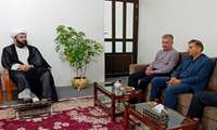 دیدار مدیر شبکه با امام جمعه جدید شهرستان
