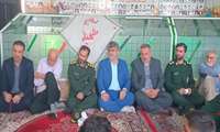 حضور مدیر شبکه بهداشت شفت در یادواره شهدای عملیات کربلای ۲ و شهدای گمنام