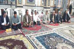 برپایی میز خدمت به مناسبت هفته دولت در مسجد جامع شفت