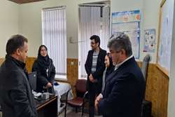 بازدید مدیر شبکه از مرکز خدمات جامع سلامت شهری وروستایی شماره یک شفت و  احمدسرگوراب