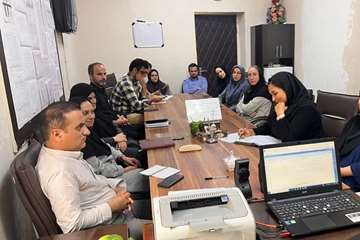 جلسه کارگروه سلامت در حوادث غیرمترقبه در شهرستان شفت