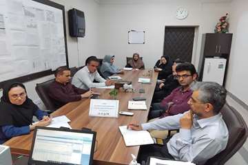 جلسه هم‌اندیشی تیم مدیریتی شبکه بهداشت شفت