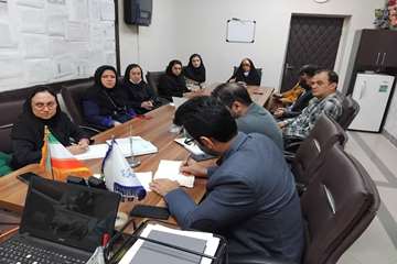 جلسه  مدیر شبکه بهداشت و پزشکان مسئول مراکز