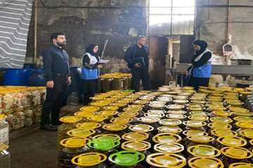 پلمب انبار غیرمجاز نگهداری مواد غذایی در شهرستان شفت