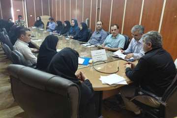 جلسه  بررسی عملکرد مرکز خدمات جامع سلامت احمدسرگوراب