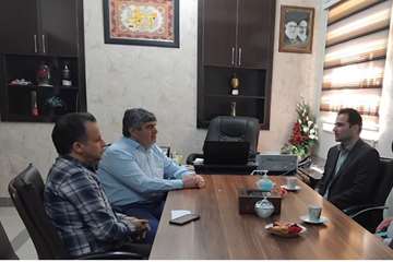 دیدار رئیس کمیته امداد شفت با دکتر فلاح مدیرشبکه بهداشت شهرستان