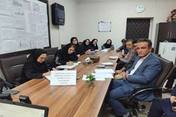 کارگروه سلامت در حوادث غیرمترقبه با محوریت کمیته بحران و پدافند غیرعامل در شهرستان شفت