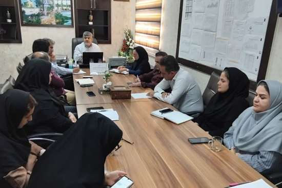 جلسه هم‌اندیشی تیم مدیریتی شبکه بهداشت شفت  