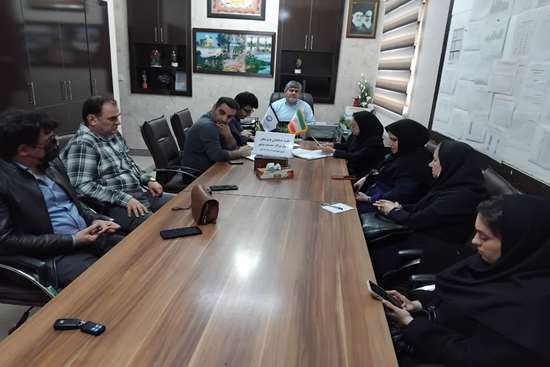 جلسه  مدیر شبکه بهداشت و پزشکان مسئول مراکز 