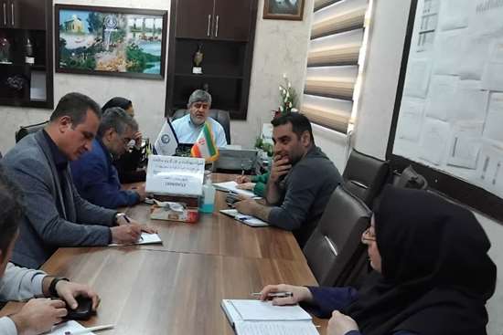 کمیته بهداشت با محوریت اقدامات سلامت در فصل سرما در شهرستان شفت 