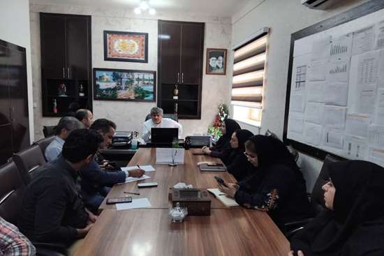 کارگروه سلامت در حوادث غیرمترقبه با محوریت کمیته بحران و پدافند غیرعامل در شهرستان شفت 